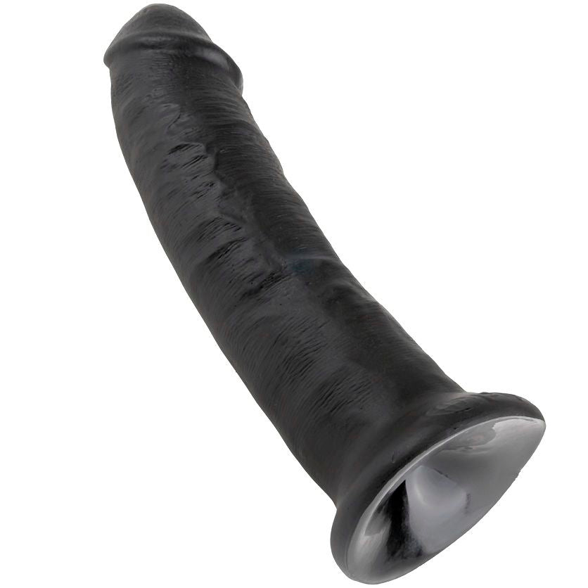 KING COCK - 9 DILDO SVART 22,9 CM