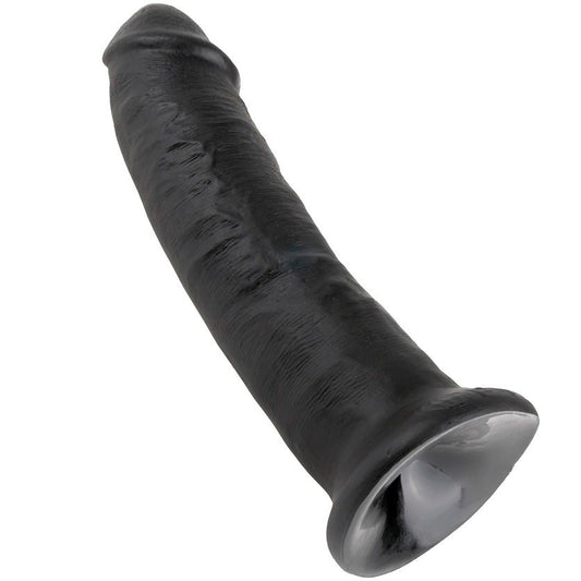KING COCK - 9 MUSTA DILDO 22,9 CM