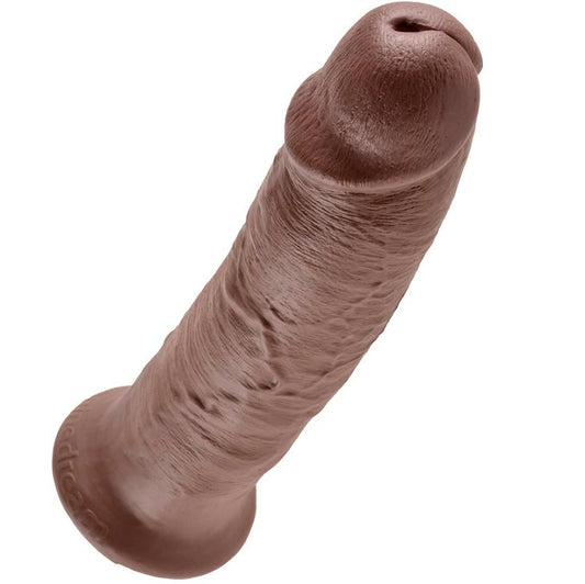 KING COCK - 10 ruskeaa dildoa 25,4 cm