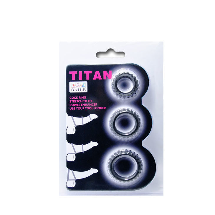 BAILE - TITAN SET 3 KPL PENNERENGAS MUSTA 2,8 + 2,4 + 1,9 CM 