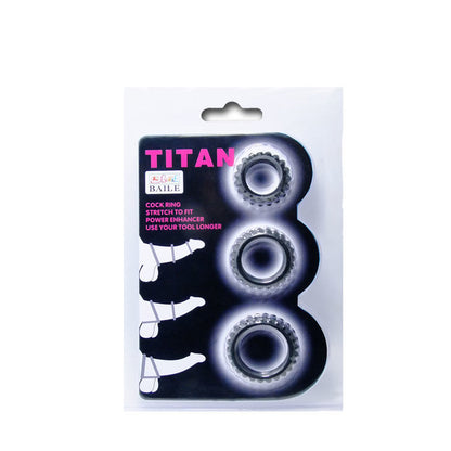 BAILE - TITAN SET 3 KPL PENNERENGAS MUSTA 2,8 + 2,4 + 1,9 CM 