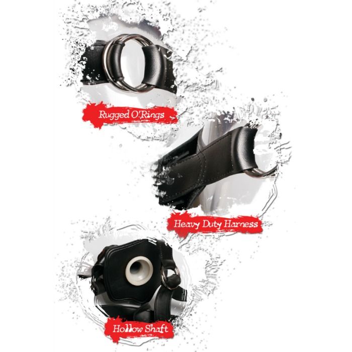 EXTREM FETISH FANTASY - IHÅLIG 30,5 CM STRAP-ON