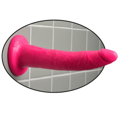 DILLIO - DILDO 17,8 CM - VAALEANPUNAINEN