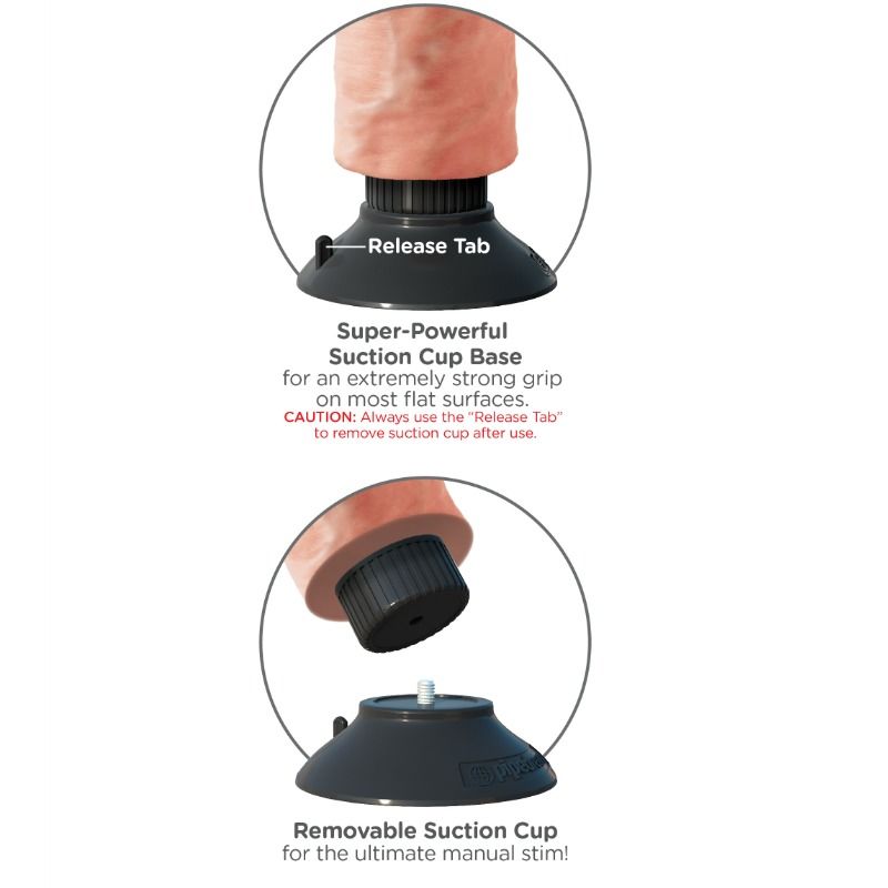 KING COCK - 23 CM VIBRERANDE KUKKÖTT