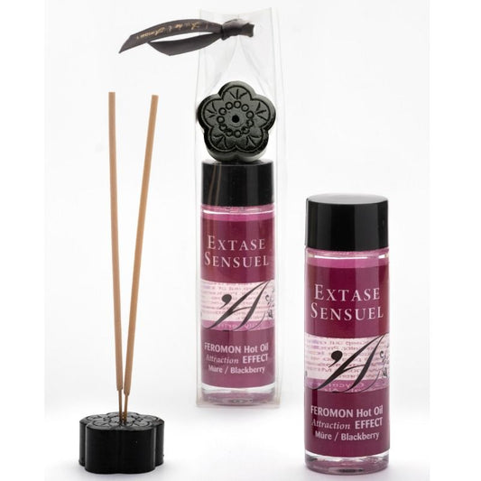 EXTASE SENSUAL - LÄMPIMÄ HIERONTAÖLJY KARHUNVATUKKAFEROMONEILLA 100 ML
