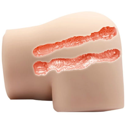 GALEN TJUR - REALISTISK VAGINA OCH ANUS MED VIBRATIONSPOSITION 4