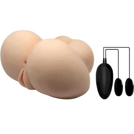 Crazy Bull - Realistinen vagina ja peräaukko värinäasennolla 6