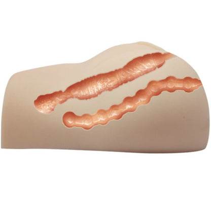 GALEN TJUR - REALISTISK VAGINA OCH ANUS MED VIBRATIONSPOSITION 7