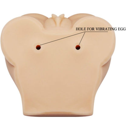 Crazy Bull - Realistinen vagina ja peräaukko värinäasennolla 8