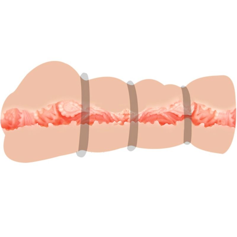 CRAZY BULL - VAGINAMASTURBATOR MED RINGAR