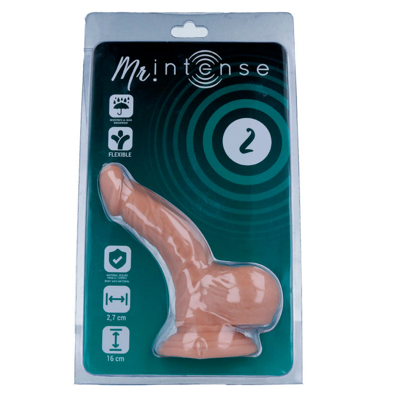 MR INTENSE - 2 REALISTISTA KULAA 16 CM -O- 2,7 CM