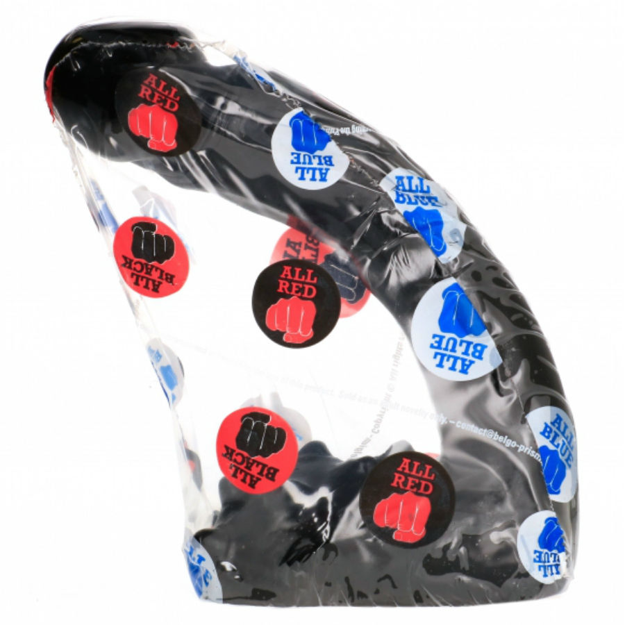 KOKONAAN MUSTA - REALISTINEN DILDO 19 CM