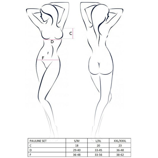 PASSION - NAISTEN PAULINE-SETTI 3 OSAA KOKO L/XL