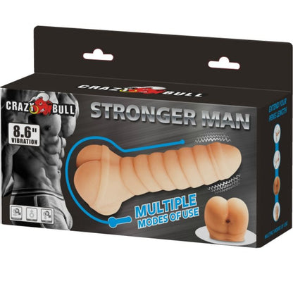 CRAZY BULL - MONIKÄYTTÖINEN PENIS 21,8 CM