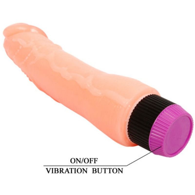 BAILE - NATURLIG FLEXIBEL REALISTISK VIBRATOR 24 CM