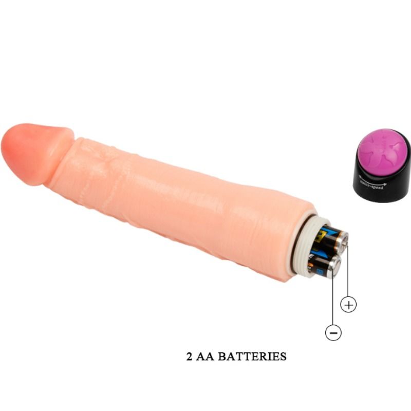 BAILE - FLEXIBEL REALISTISK VIBRATOR 25 CM