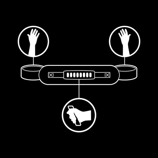 FETISSINEN ALISTUVAT - NOPREENIVUORAISET KÄSIRAUAT KAHVALLA