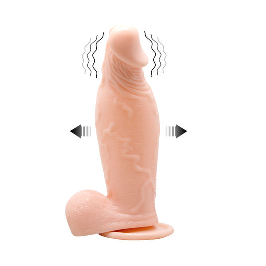 BAILE - REALISTINEN VÄRISEVÄ JA PUHALLETTAVA DILDO
