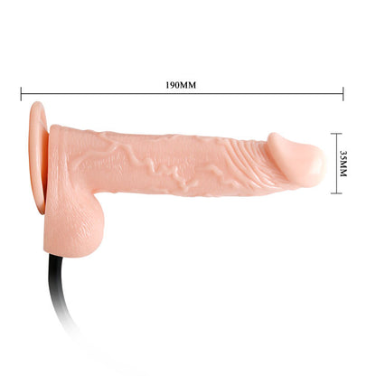 BAILE - REALISTINEN VÄRISEVÄ JA PUHALLETTAVA DILDO