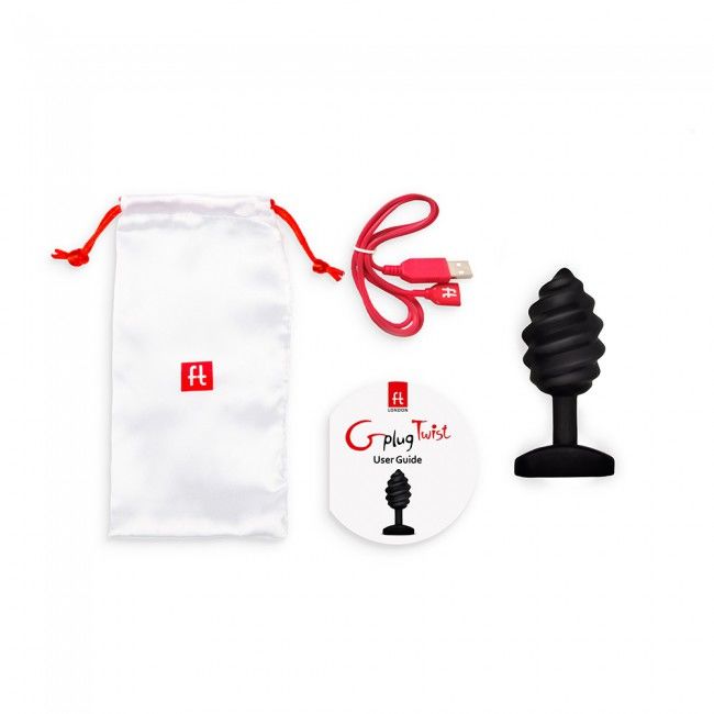 G-VIBE - GPLUG TWIST -KIERRE, TÄRINÄLLÄ, MUSTA