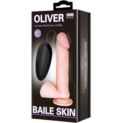 BAILE - OLIVER REALISTISK DILDO MED VIBRATION