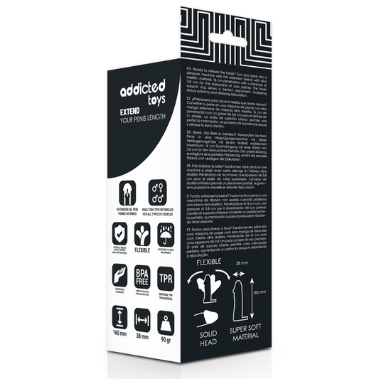 ADDICTED TOYS - PIDENNÄ PENIKSESI 16 CM