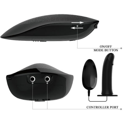 Pretty Love - Marvin Strap-on värinällä ja ontolla dildolla