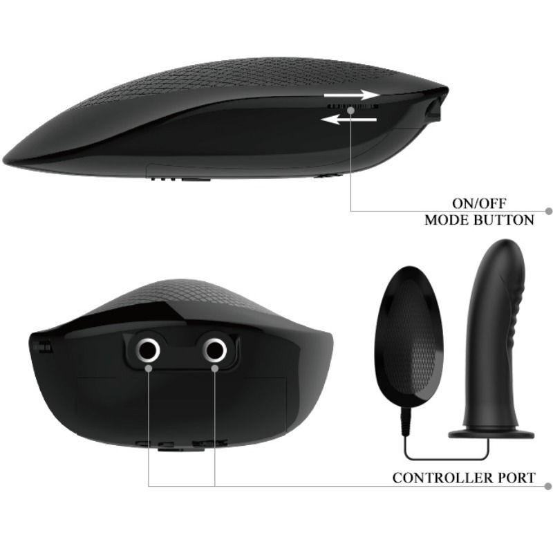 SILMÄ RAKKAUS - MYRON-HIHNA VÄRIMÄLLÄ JA ONTTOLLA DILDOLLLA