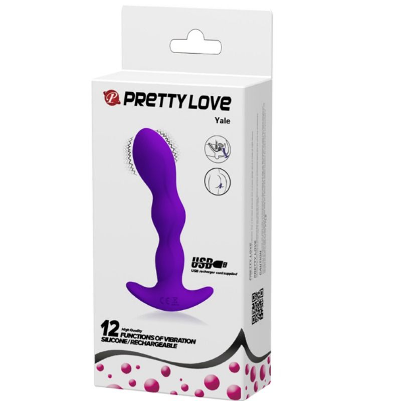 PRETTY LOVE - ANAL MASSAGEAPPARAT 12 LILA VIBRATIONSLÄGEN