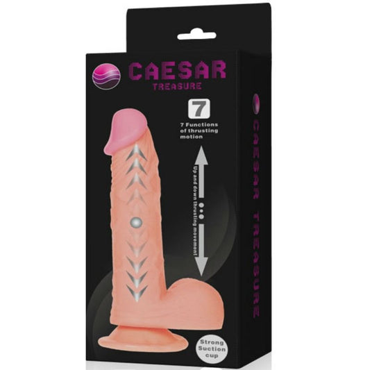 BAILE - CAESAR TREASURE REALISTINEN DILDO YLÖS- JA ALAS-TOIMINTO