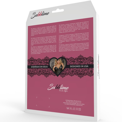 SUBBLIME - QUEEN PLUS PITSI PEIGNOIR-LEIVYHIHAT