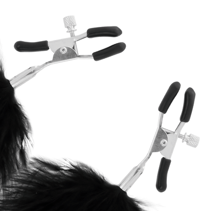 DARKNESS - POM-POM-nännipuristimia 2 kpl