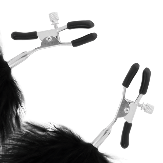 DARKNESS - POM-POM-nännipuristimia 2 kpl