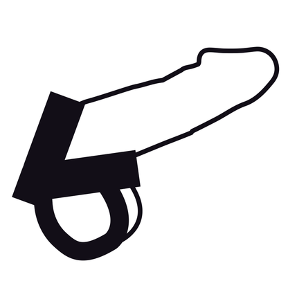 MÖRKR - HUDRING FÖR PENIS OCH TESTIKLAR