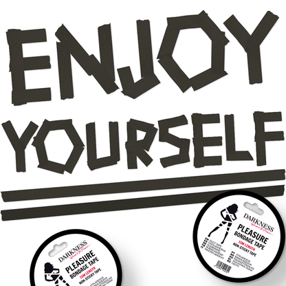 DARKNESS - TAHMATTOMA MUSTA SIDONTATEIPPI 15M