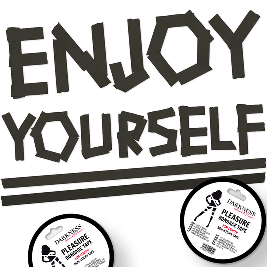 DARKNESS - TAHMATTOMA MUSTA SIDONTATEIPPI 15M