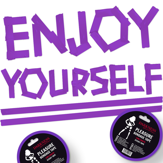 DARKNESS - LILAN VÄRIINEN SIDONTATEIPPI 15M