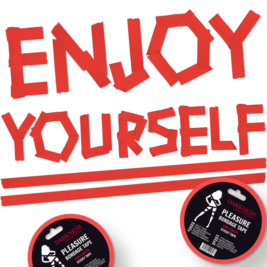 DARKNESS - PUNAINEN LIIMATEIPPI 15M