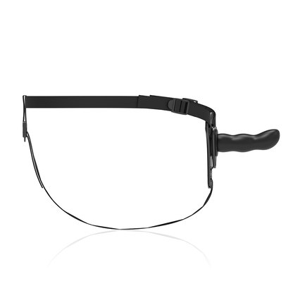 FETISSINEN ALISTUVAT VALJAAT - MUSTA SILIKONI G-PISTE 16 CM