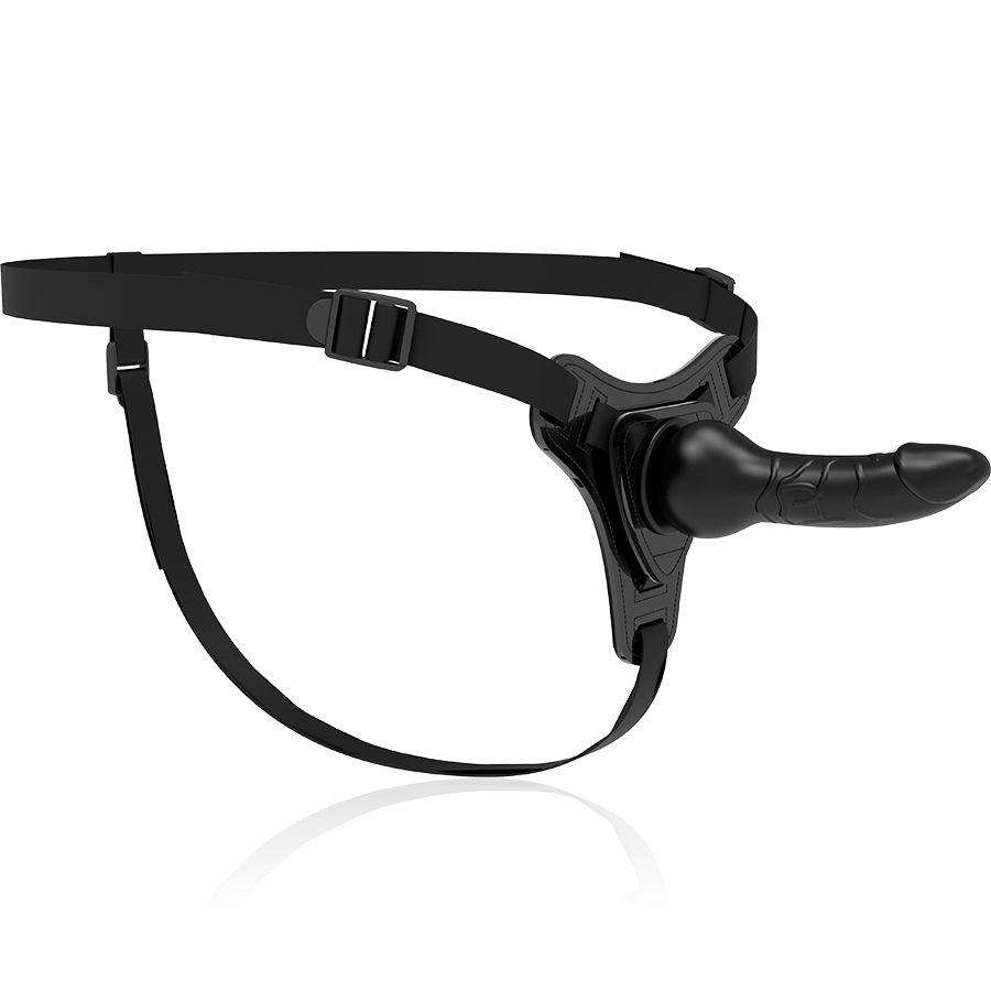 FETISSINEN ALISTUVAT VALJAAT - MUSTA SILIKONI REALISTINEN 16 CM