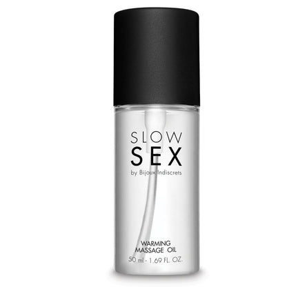 BIJOUX - SLOW SEX -HIDASTA SEKSUA VARTEN VALMISTETTU HIERONTAÖLJY LÄMPÖVAIKUTUKSELLA 50 ML