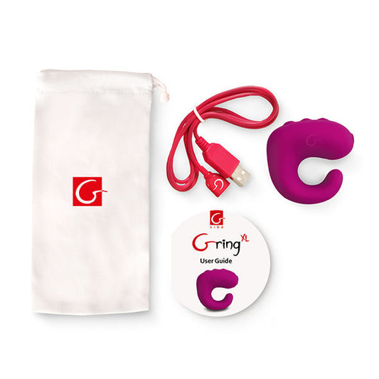 G-VIBE - FUN TOYS GRING VIBRATORRENGAS XL MAKEAN VAADELMAN