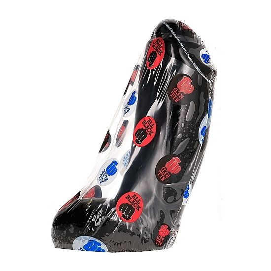 KOKONAAN MUSTA - REALISTINEN DILDO 18 CM