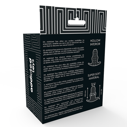 ADDICTED TOYS - KESKIKOKOINEN ANAALILAIENTAJA 11 CM - LÄPINÄKYVÄ