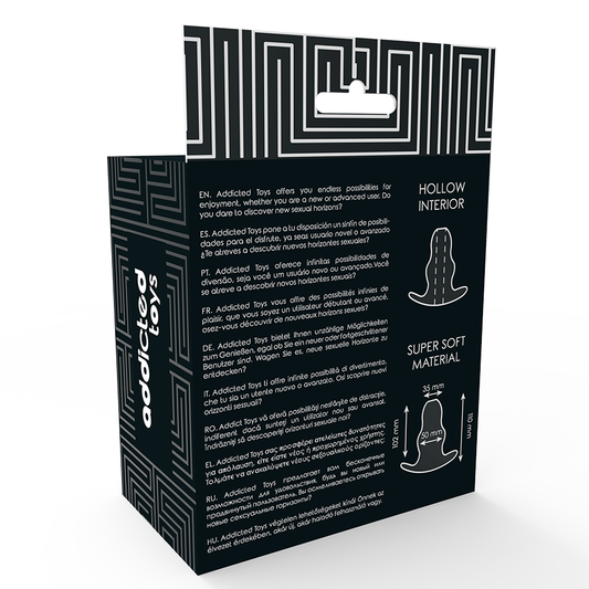 ADDICTED TOYS - KESKIKOKOINEN ANAALILAIENTAJA 11 CM - LÄPINÄKYVÄ