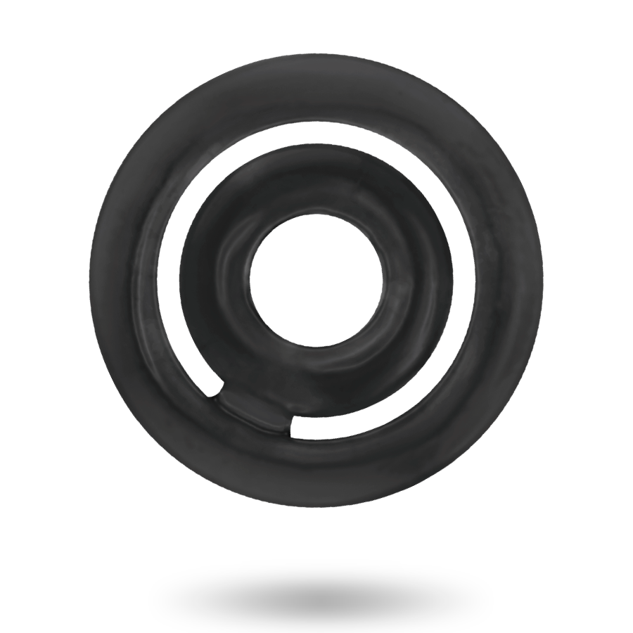 BEROENDE LEKSAKER - POTENZ- C-RING PENIS SVART