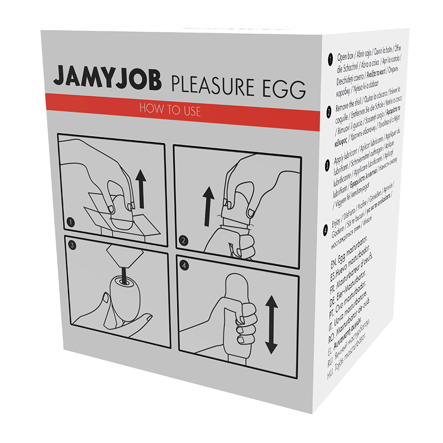 JAMYJOB - EGG-MASTURBAATORI, RED EDITION, DISCREET