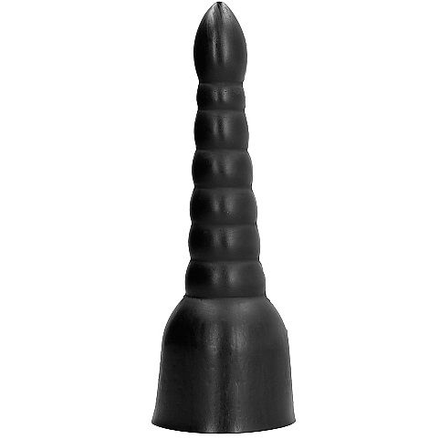 KOKONAAN MUSTA - DILDO 34 CM