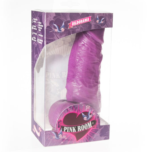 ROSA RUMMET - DAYAN REALISTISK DILDO LILA 17 CM