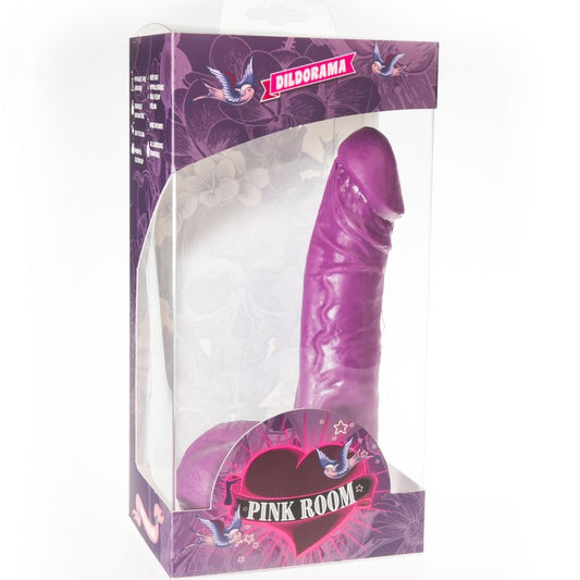 ROSA RUMMET - EBAN REALISTISK DILDO LILA 19 CM
